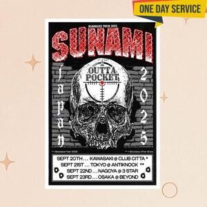 Sunami Bloodaxe Tour 25 Poster